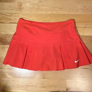 Nike Victory Breathe Tennis Skirt - Coral - Medium